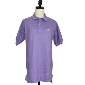 Polo Shirt 100% Cotton Light Purple with Embroidered Wasp on Chest Size Large